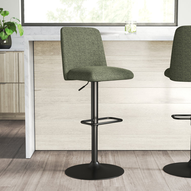 Green swivel best sale bar stools